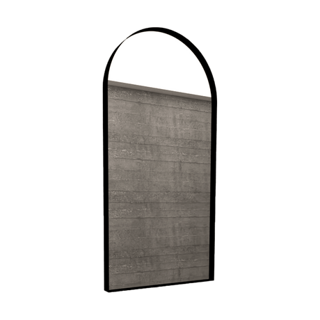Espejo de Pared Marsella Plateado 40x80cm Arco Superior con Marco Metalico - Espejos Decorativos | Bylmo
