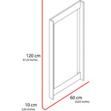 Espejo Scala Rectangular 60 cm x 120 cm Plateado - Espejos Decorativos | Bylmo