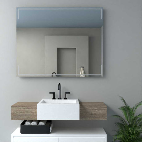 Espejo de Baño Terranova Plateado 80x100cm Rectangular - Espejos Decorativos | Bylmo