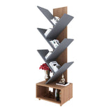Biblioteca Gloria Almendra y Gris 49 cm - Bibliotecas | Bylmo