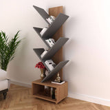 Biblioteca Gloria Almendra y Gris 49 cm - Bibliotecas | Bylmo