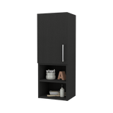 Gabinete de Baño Madrid Wengue 30x80cm Rectangular sin Espejo y con Dos Entrepaños - Gabinetes | Bylmo