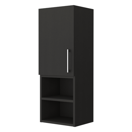 Gabinete de Baño Madrid Wengue 30x80cm Rectangular sin Espejo y con Dos Entrepaños - Gabinetes | Bylmo