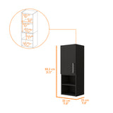 Gabinete de Baño Madrid Wengue 30x80cm Rectangular sin Espejo y con Dos Entrepaños - Gabinetes | Bylmo
