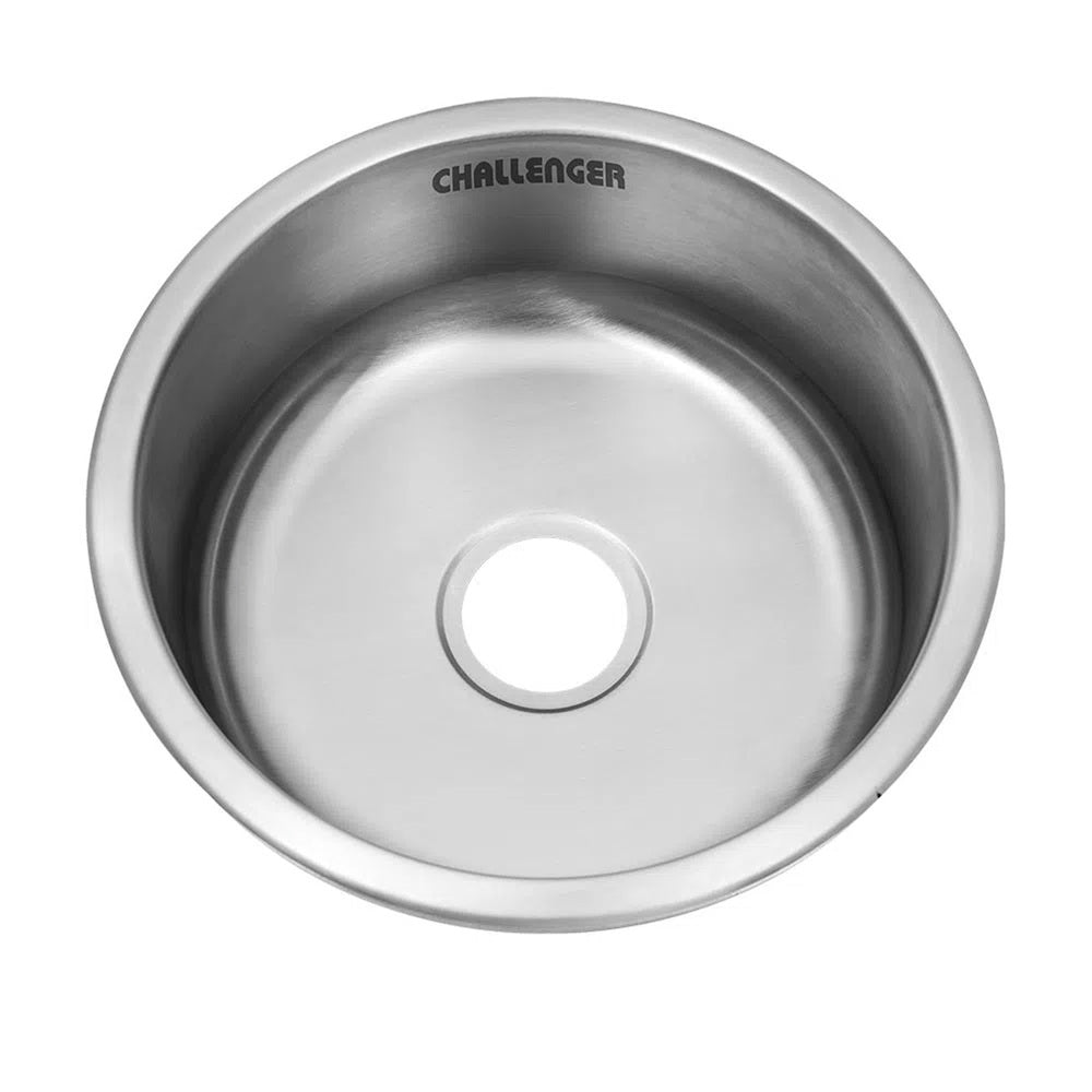 Poceta Sencilla de Empotrar Acero 45x18cm Redonda Satinado - Muebles Inferiores | Bylmo