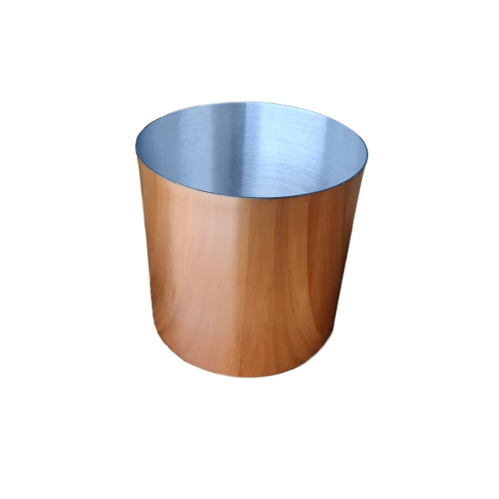 Matera de mesa Cobre 20x20cm de Metal Circular de 6.3 Litros - Jardinería | Bylmo
