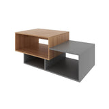 Mesa de Centro Albacete Almendra 110x45.7cm Rectangular y con Compartimientos - Mesas | Bylmo