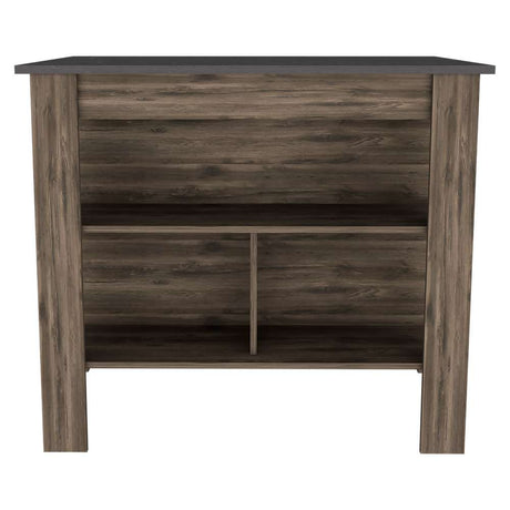 Mueble Auxiliar de Cocina Cala Bellota y Onix 100x100cm con Dos Entrepaños y con Tres Comportamientos - Alacenas y Muebles Microondas | Bylmo