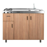 Mueble Inferior con Tres Puertas y Un Cajón Tor Amber 118 cm sin Mesón - Cocinas | Bylmo