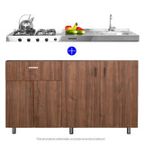 Mueble Inferior Más Mesón Dark 150 cm Versátil - Mueble Inferior | Bylmo