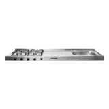 Mueble Inferior Más Mesón Dark 150 cm Versátil - Mueble Inferior | Bylmo