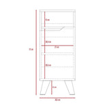 Mueble para Baño Laurent Plomo 30 cm con Entrepaños - Muebles para Baño | Bylmo
