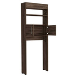 Ahorrador de Espacio para Baño Madrid Coñac 62.4x160cm sin Cajones y con Un Entrepaño - Muebles para Baño | Bylmo