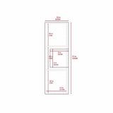 Gabinete de Baño Rectangular Nova Blanco 32x98cm sin Espejo y con Una Puerta - Muebles para Baño | Bylmo