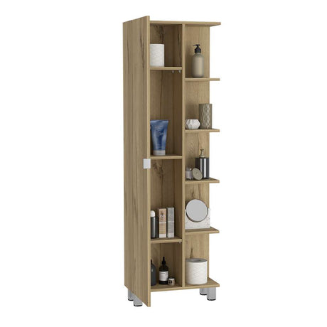 Mueble Esquinero Urano Duna 50x50cm sin Cajones y con Nueve Compartimientos - Muebles para Baño | Bylmo