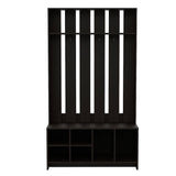 Mueble Recibidor Beijing Wengue 96 cm con Zapatero - Bifes | Bylmo
