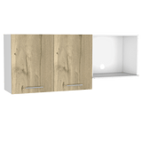 Mueble Superior de Cocina Lares Blanco 60x150cm con Un Entrepaño y con Dos Puertas - Cocinas | Bylmo