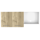 Mueble Superior de Cocina Lares Blanco 60x150cm con Un Entrepaño y con Dos Puertas - Cocinas | Bylmo