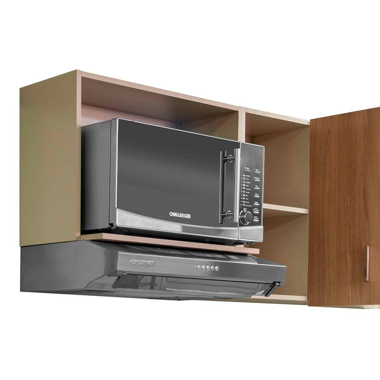 Mueble Superior con Tres Puertas Sable Amber 180 cm - Cocinas | Bylmo