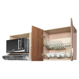 Mueble Superior con Dos Puertas Salt Dark 150 cm - Cocinas | Bylmo