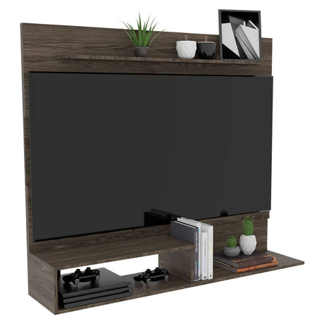 Panel de TV Beijint Coñac 140x120cm Para TV Hasta 55 Pulgadas sin Cajones - Muebles para TV | Bylmo