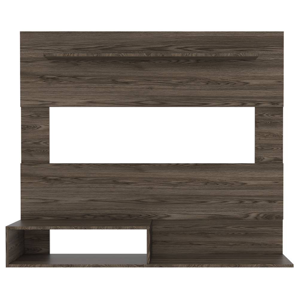 Panel de TV Beijint Coñac 140x120cm Para TV Hasta 55 Pulgadas sin Cajones - Muebles para TV | Bylmo