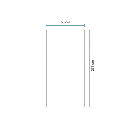 Puerta Niebla 65x235cm con Acabado Melaminado para Interiores - Puertas | Bylmo