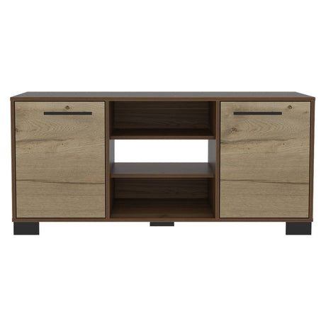 Rack de TV Marsella Gales 123.3x56.7cm Para TV Hasta 50 Pulgadas con Dos Cajones y con Patas - Muebles para TV | Bylmo