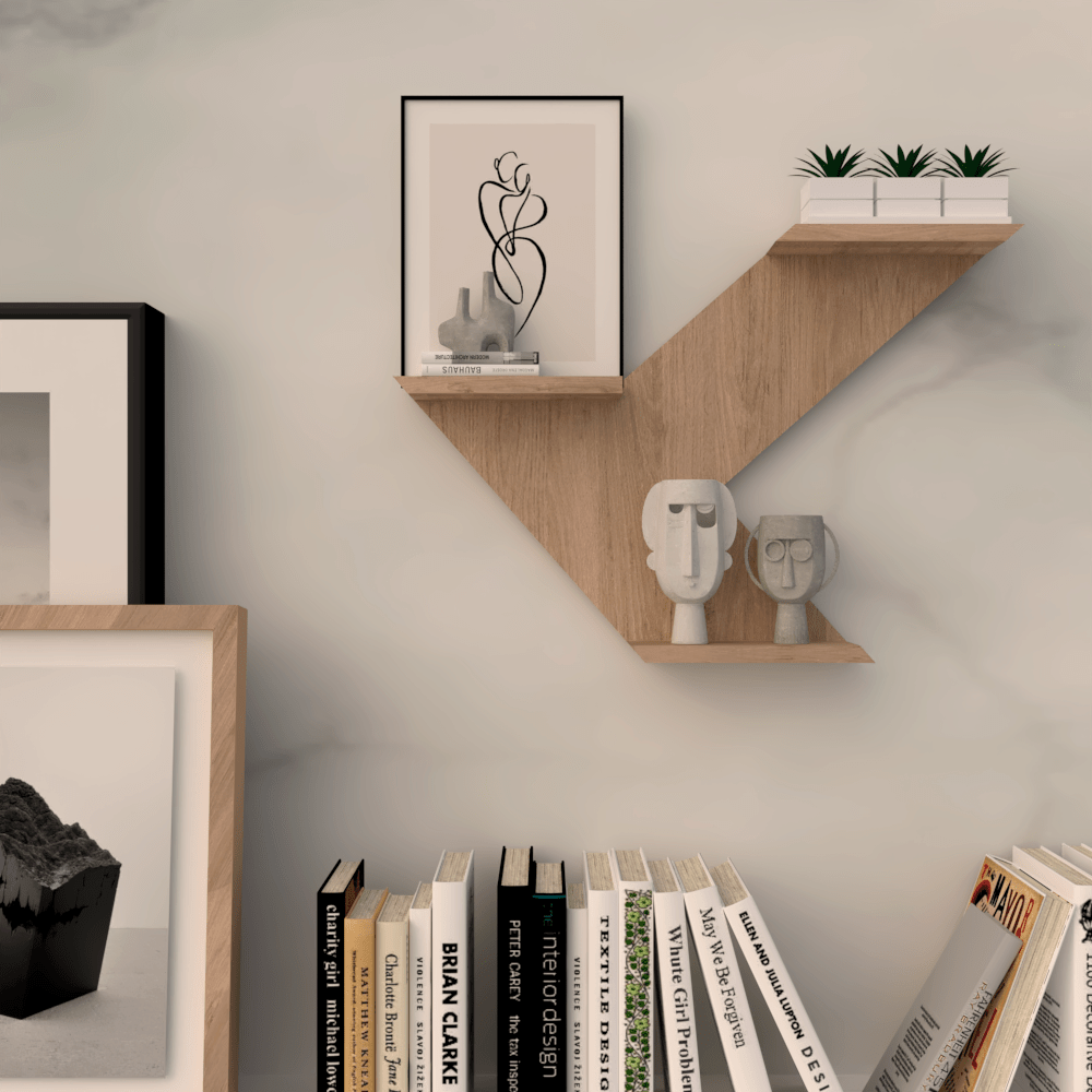 Repisa Yatra Rovere 45 cm - Repisas y Percheros | Bylmo
