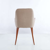 Set x 2 Sillas Just Café Claro 85 cm con Patas Metálicas - Sillas y Butacos | Bylmo