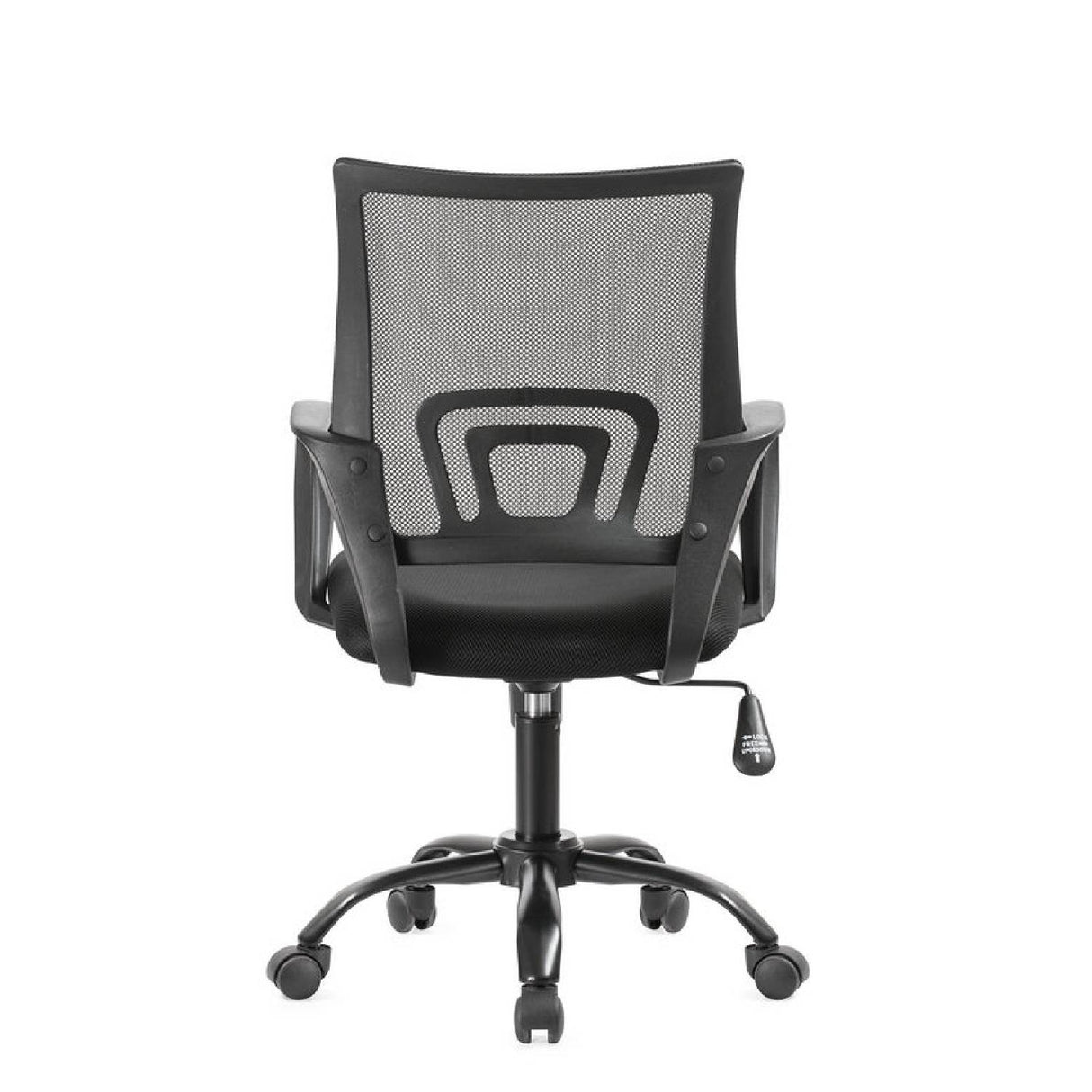 Silla Atenas Negro 55 cm con Altura Regulable - Sillas de Oficina | Bylmo