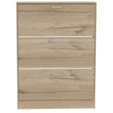 Zapatero Z 94 Duna y Blanco 94.2x128.7cm Vertical de Tres Niveles para Seis pares de Zapatos - Closets | Bylmo